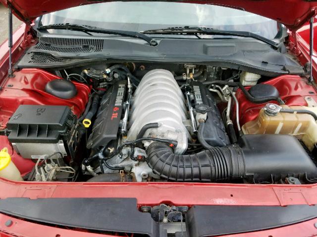 2B3KA73W46H287718 - 2006 DODGE CHARGER SR RED photo 7