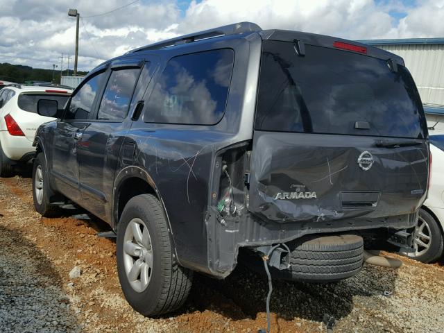 5N1BA0ND7BN611601 - 2011 NISSAN ARMADA SV GRAY photo 3