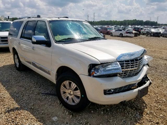5LMFL28537LJ17229 - 2007 LINCOLN NAVIGATOR WHITE photo 1