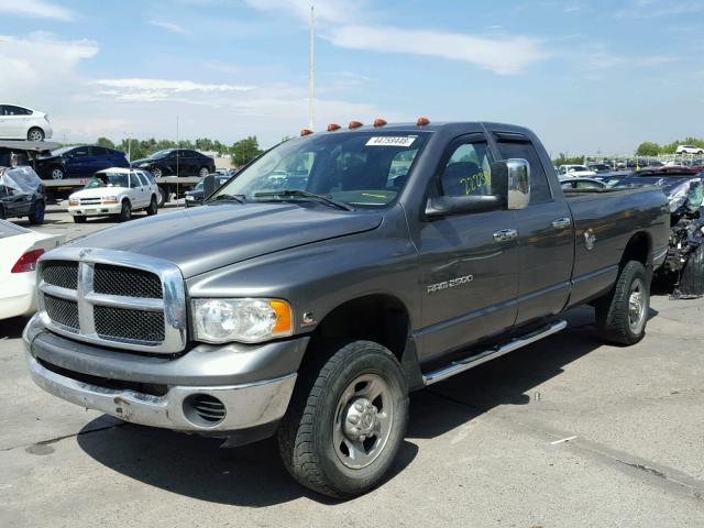 3D7KS28C35G837198 - 2005 DODGE RAM 2500 S GRAY photo 2