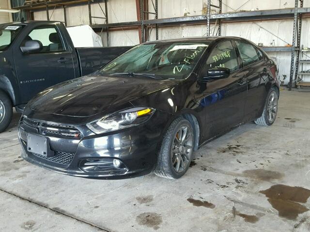 1C3CDFBA9DD201926 - 2013 DODGE DART SXT BLACK photo 2