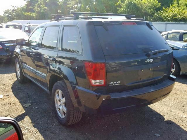 1J8GR48K28C144525 - 2008 JEEP GRAND CHER BLACK photo 3