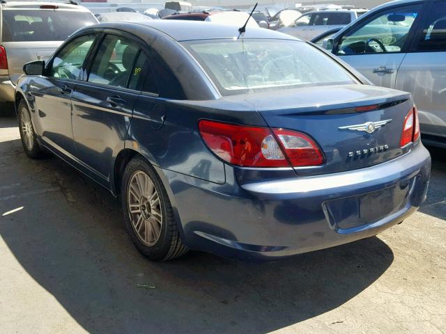 1C3LC56K07N514037 - 2007 CHRYSLER SEBRING TO BLUE photo 3