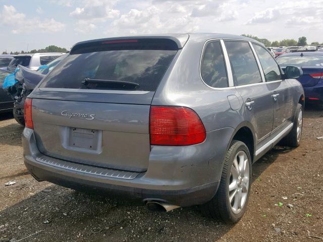 WP1AB29P84LA62534 - 2004 PORSCHE CAYENNE S GRAY photo 4