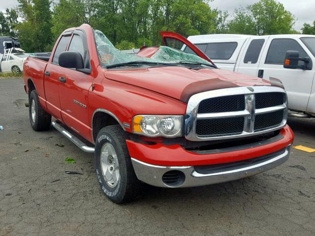 1D7HU18D64S741466 - 2004 DODGE RAM 1500 S RED photo 1