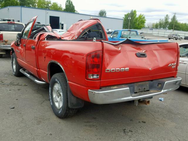 1D7HU18D64S741466 - 2004 DODGE RAM 1500 S RED photo 3