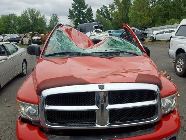 1D7HU18D64S741466 - 2004 DODGE RAM 1500 S RED photo 9