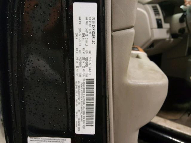 1A8HX58208F152492 - 2008 CHRYSLER ASPEN LIMI BLACK photo 10