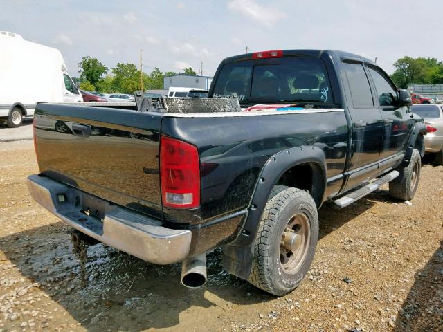 3D7KS28CX5G820964 - 2005 DODGE RAM 2500 S შავი ფოტო 4