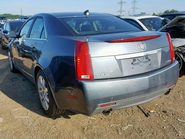 1G6DT57V390104828 - 2009 CADILLAC CTS HI FEA BLACK photo 3