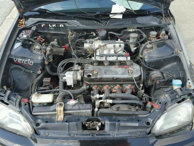 1HGEJ2129SL005036 - 1995 HONDA CIVIC DX BLACK photo 7