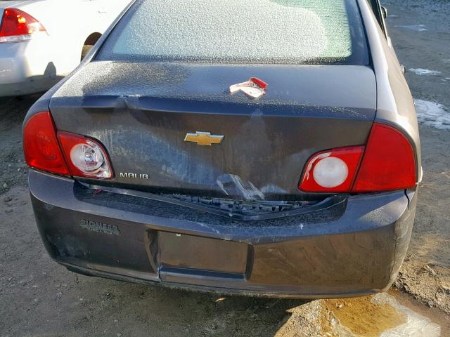 1G1ZB5E18BF307103 - 2011 CHEVROLET MALIBU LS 灰色 照片 9
