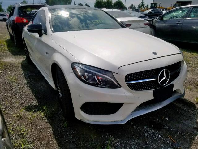 WDDWJ6EB1HF593628 - 2017 MERCEDES-BENZ C 43 4MATI WHITE photo 1