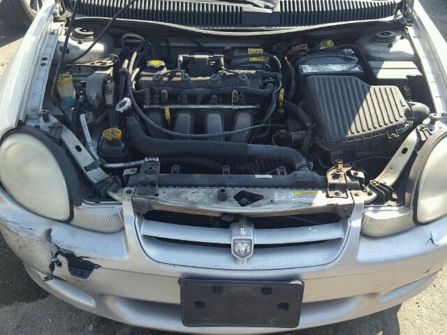 1B3ES56C32D558789 - 2002 DODGE NEON ES GRAY photo 7