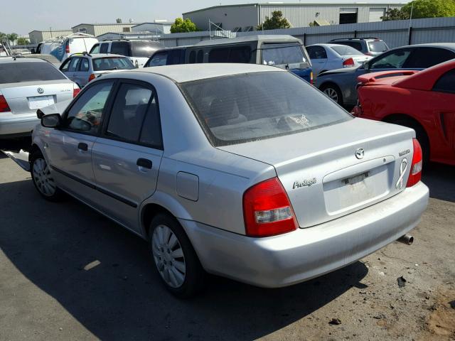 JM1BJ225430178430 - 2003 MAZDA PROTEGE DX SILVER photo 3