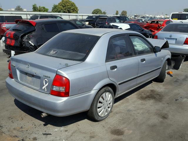 JM1BJ225430178430 - 2003 MAZDA PROTEGE DX SILVER photo 4