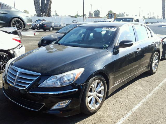 KMHGC4DD3DU233441 - 2013 HYUNDAI GENESIS 3. BLACK photo 2