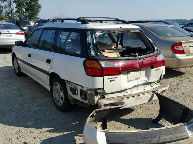 4S3BH6350Y7308025 - 2000 SUBARU LEGACY L WHITE photo 3