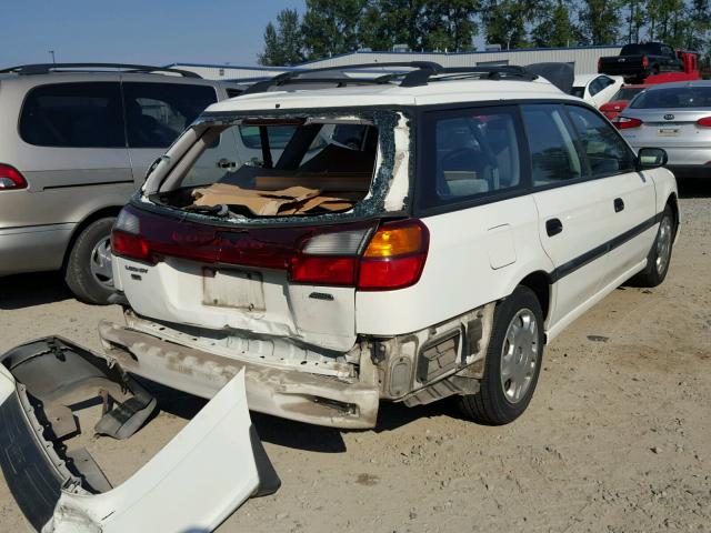 4S3BH6350Y7308025 - 2000 SUBARU LEGACY L WHITE photo 4