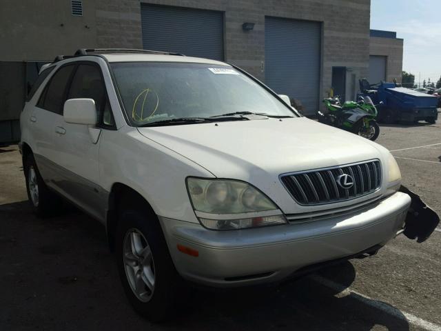 JTJGF10U010108669 - 2001 LEXUS RX WHITE photo 1