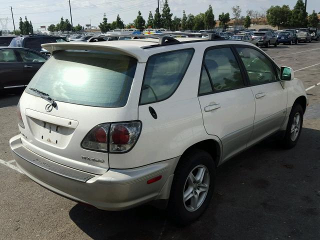 JTJGF10U010108669 - 2001 LEXUS RX WHITE photo 4