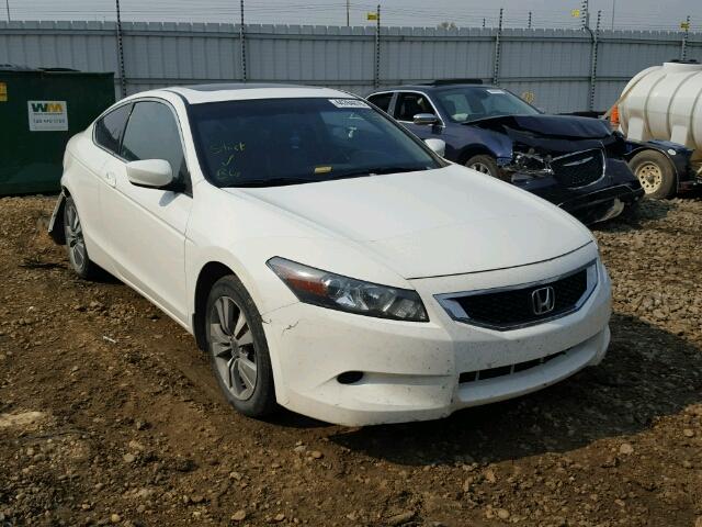 1HGCS11839A801306 - 2009 HONDA ACCORD EXL WHITE photo 1