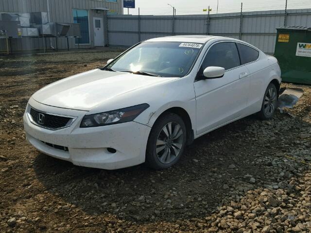 1HGCS11839A801306 - 2009 HONDA ACCORD EXL WHITE photo 2