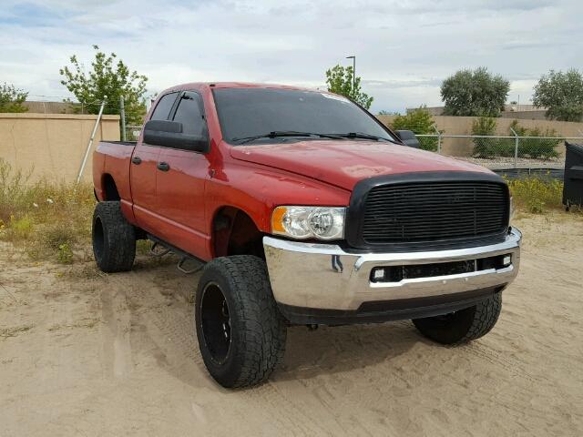 3D7KS28C85G706901 - 2005 DODGE RAM 2500 S Կարմիր լուսանկար 1