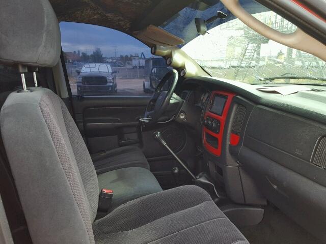 3D7KS28C85G706901 - 2005 DODGE RAM 2500 S Կարմիր լուսանկար 5