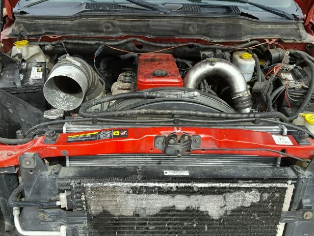 3D7KS28C85G706901 - 2005 DODGE RAM 2500 S Կարմիր լուսանկար 7