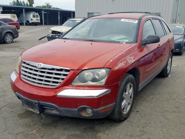 2C8GM684X4R639641 - 2004 CHRYSLER PACIFICA RED photo 2