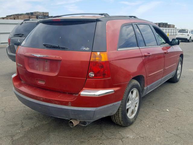 2C8GM684X4R639641 - 2004 CHRYSLER PACIFICA RED photo 4