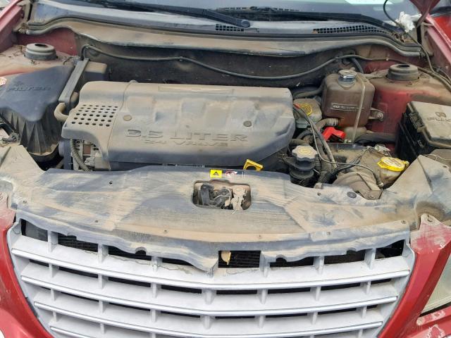 2C8GM684X4R639641 - 2004 CHRYSLER PACIFICA RED photo 7