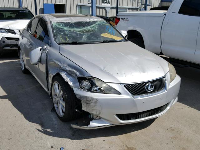 JTHBE262665002585 - 2006 LEXUS IS 350 SILVER photo 1