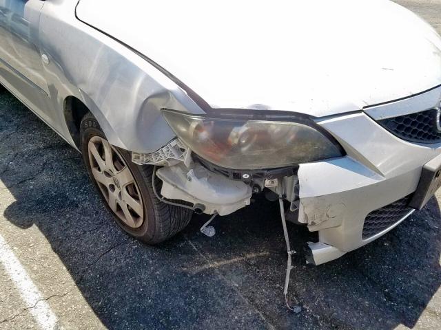 JM1BK12F781775508 - 2008 MAZDA 3 I SILVER photo 9