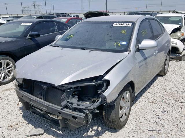 KMHDU46D28U544619 - 2008 HYUNDAI ELANTRA GL GRAY photo 2