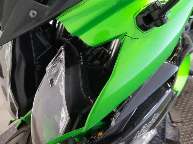 JKAEXEF16GDA28383 - 2016 KAWASAKI EX650 F GREEN photo 10