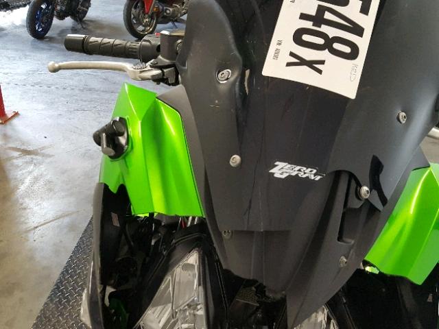 JKAEXEF16GDA28383 - 2016 KAWASAKI EX650 F GREEN photo 13