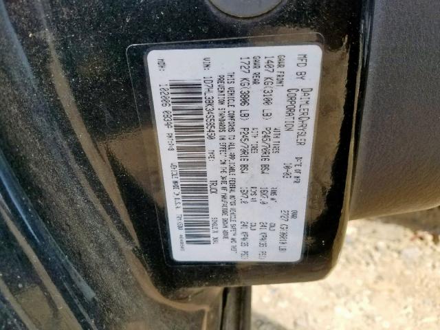 1D7HL38K34S585450 - 2004 DODGE DAKOTA QUA BLACK photo 10