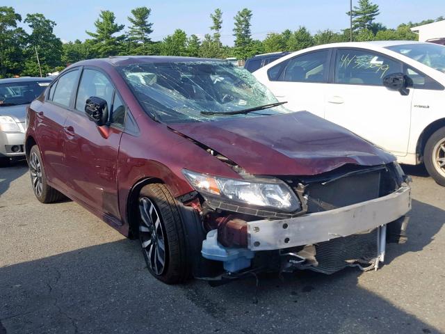 19XFB2F98EE263938 - 2014 HONDA CIVIC EXL 红色 照片 1