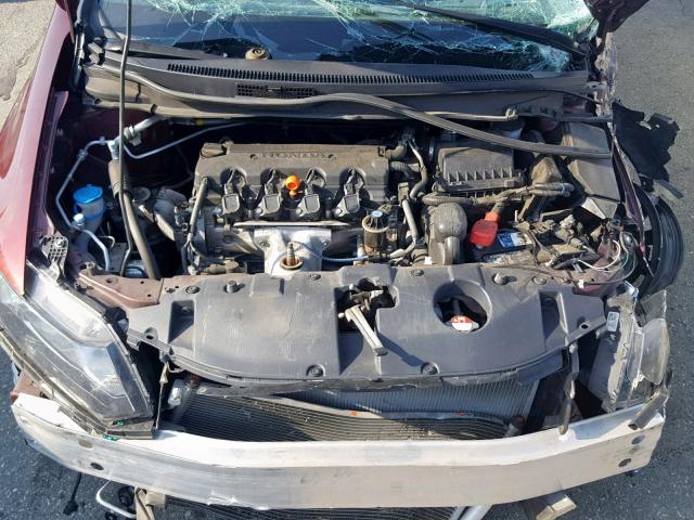 19XFB2F98EE263938 - 2014 HONDA CIVIC EXL 红色 照片 7