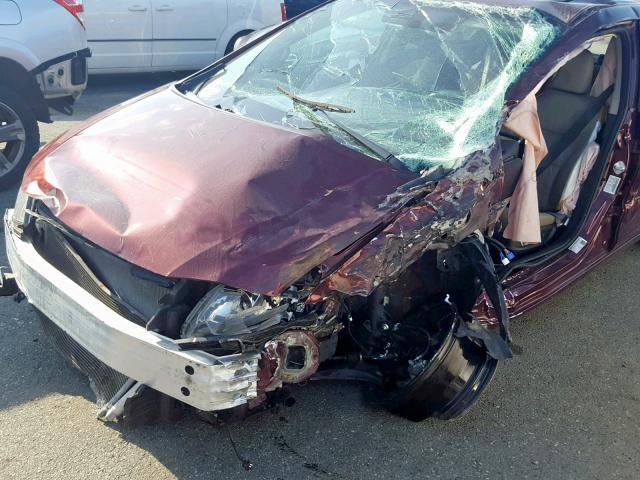 19XFB2F98EE263938 - 2014 HONDA CIVIC EXL 红色 照片 9