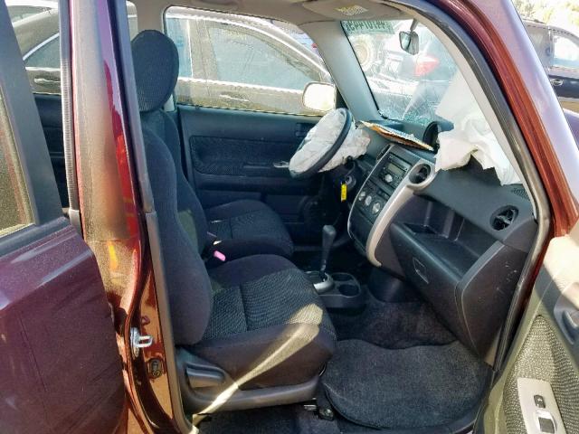JTLKT324540146986 - 2004 TOYOTA SCION XB 勃艮第红 照片 5