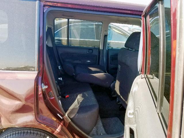 JTLKT324540146986 - 2004 TOYOTA SCION XB 勃艮第红 照片 6