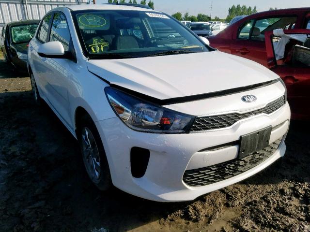 3KPA25AB4JE024192 - 2018 KIA RIO LX WHITE photo 1