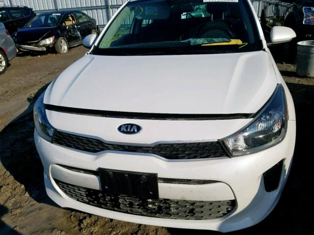 3KPA25AB4JE024192 - 2018 KIA RIO LX WHITE photo 7