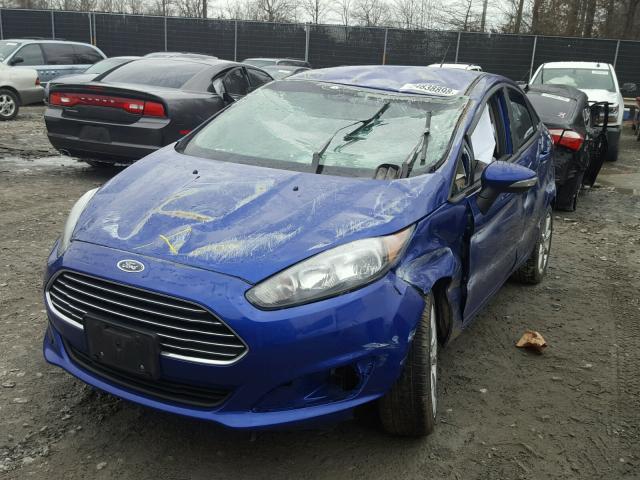 3FADP4BJ1FM138121 - 2015 FORD FIESTA SE BLUE photo 2