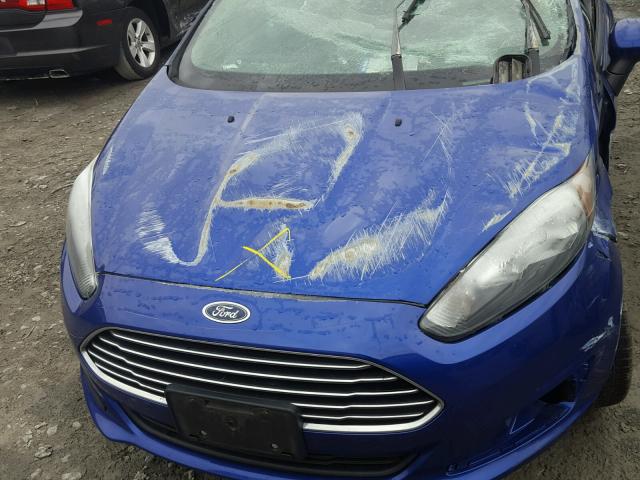 3FADP4BJ1FM138121 - 2015 FORD FIESTA SE BLUE photo 7