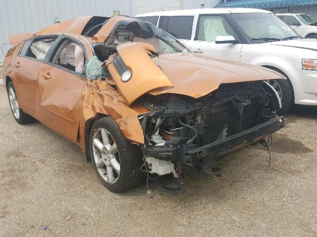 1N4BA41E34C807033 - 2004 NISSAN MAXIMA SE ORANGE photo 1