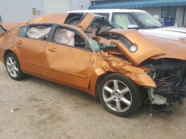 1N4BA41E34C807033 - 2004 NISSAN MAXIMA SE ORANGE photo 9